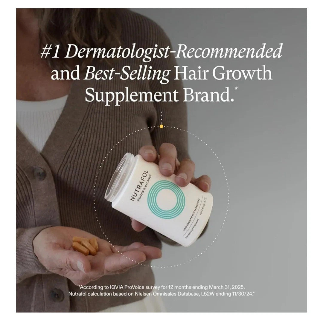 Nutrafol Hair Loss & Thinning Food Supplement – 120 Capsules