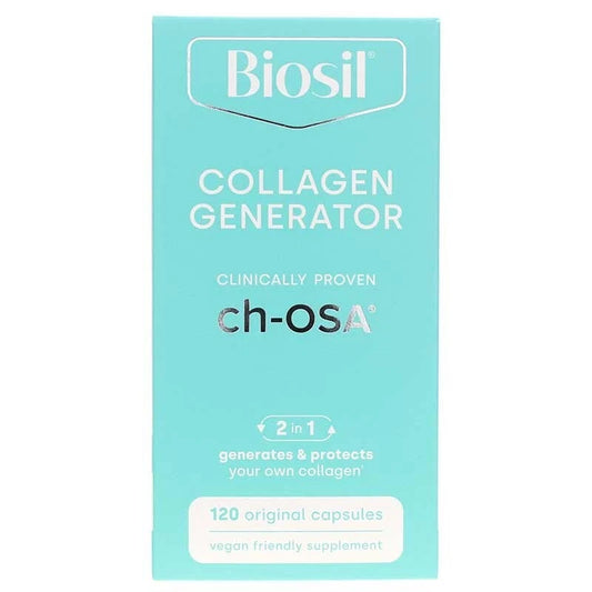 BioSil Advanced Collagen Generator with ch-OSA – Hair, Skin & Nails Support | 120 Vegetarian Capsules