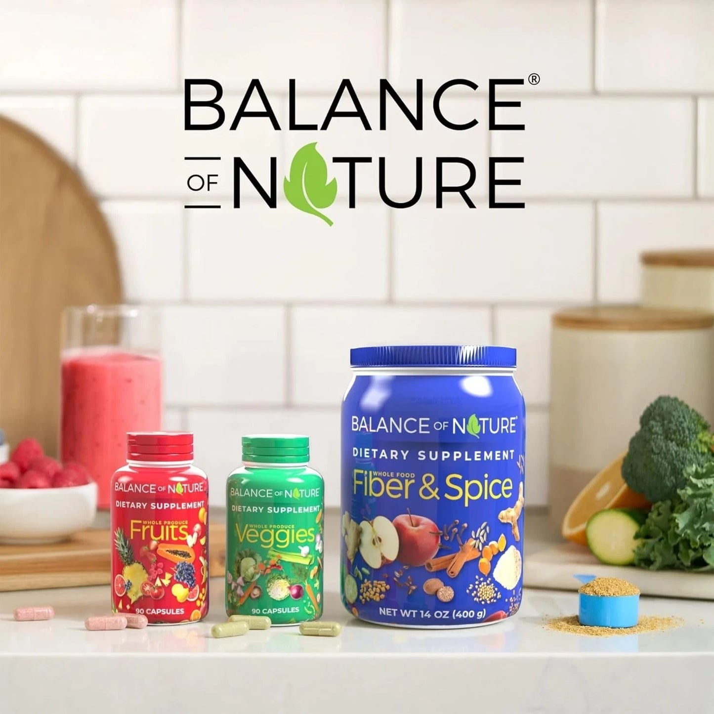 Balance of Nature Fruits & Veggies Supplements 90 capsule