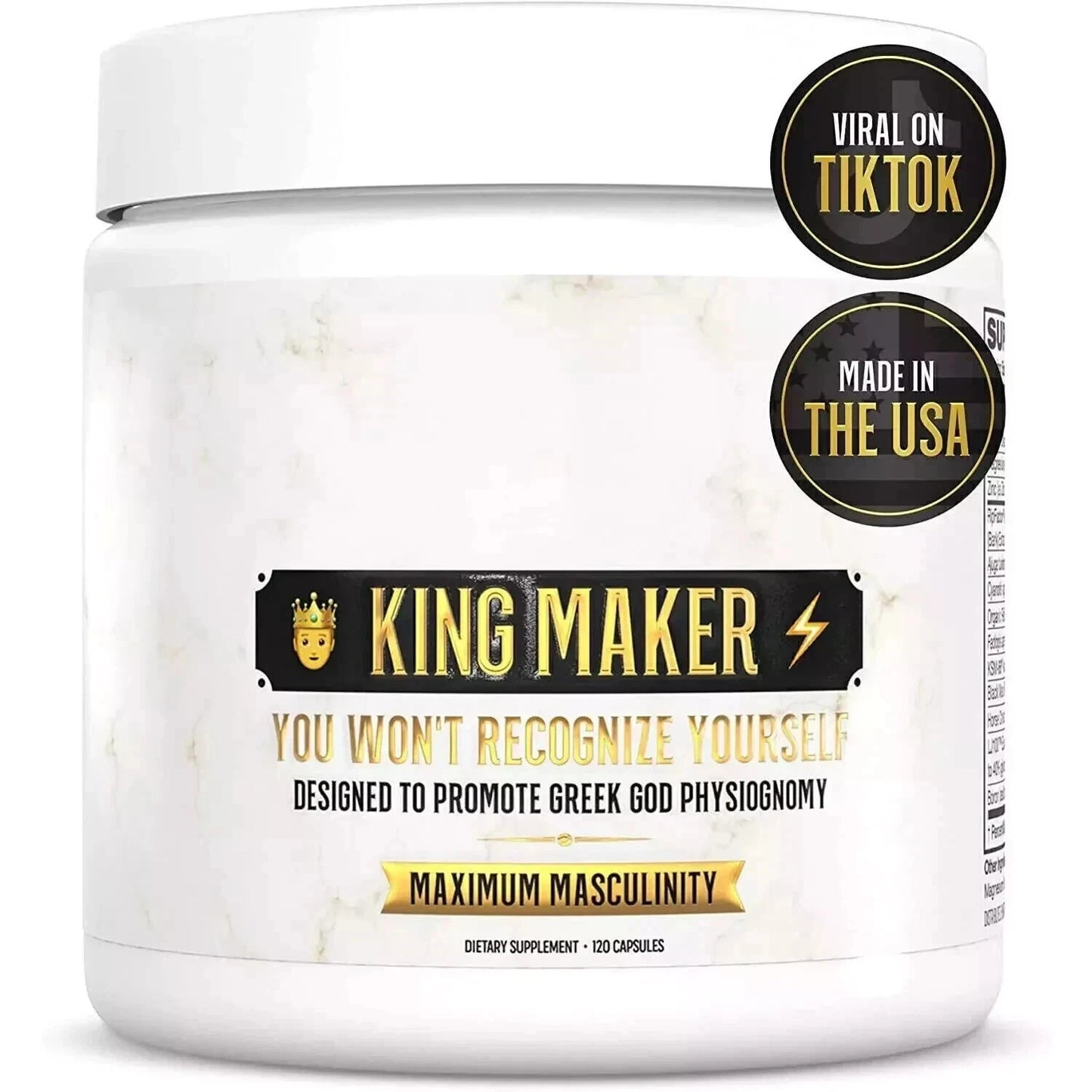 King Maker 13-in-1 Anabolic Supplement for Men – Tongkat Ali, Muscle & Stamina Support | 120 Capsules