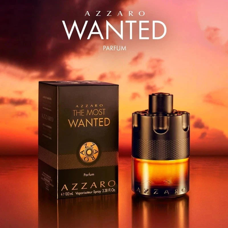 The Most Wanted by Azzaro for Men, 3.38 oz / 100ml Parfum Spray – Long Lasting Fragrance