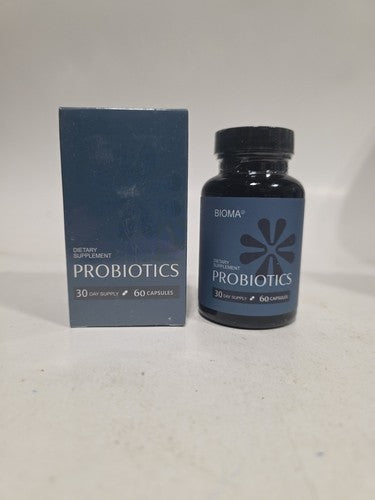 Bioma Probiotics for Digestive Health 3-in-1 Gut Health Formula 60 Caps