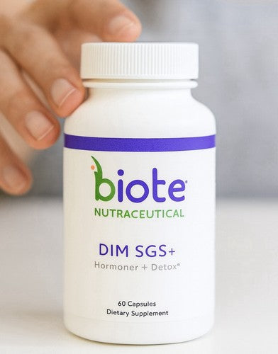 Biote DIM SGS+ Hormone & Detox Support Supplement – DIM, SGS & Pomegranate | 60 Capsules
