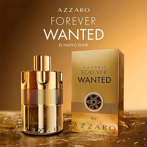 Azzaro Forever Wanted Elixir Eau de Parfum Spray for Men, 3.4 oz / 100 ml – Long Lasting Fragrance