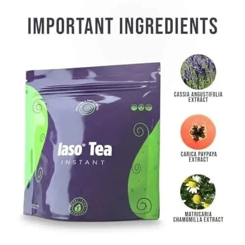 TLC IASO Natural Detox Instant Herbal Tea – 25 Sachets | Gentle Cleanse & Weight Management
