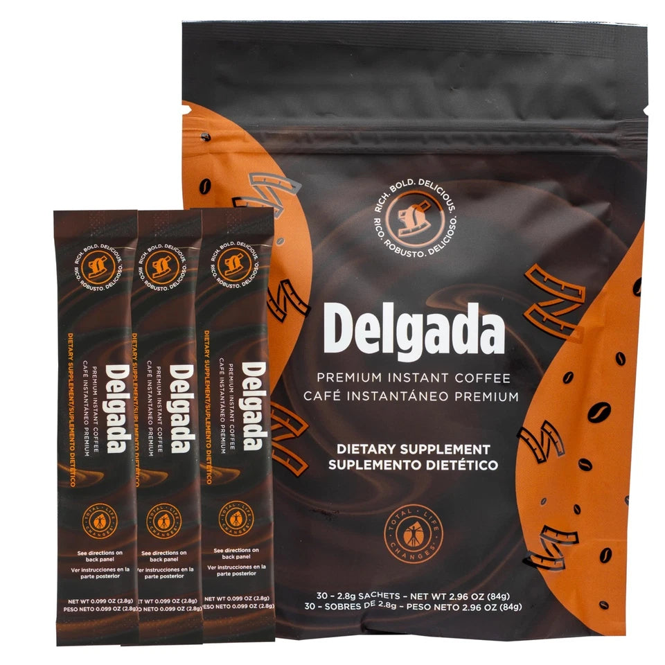Coffee Delgada Premium Instant Coffee with Ganoderma Lucidum Mushroom