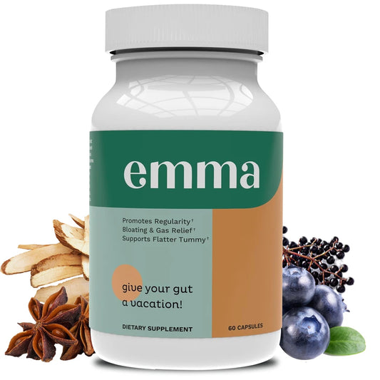 Emma 60 Capsules – Energy Support, Digestive & Gut Health, Metabolism Booster, Antioxidant Formula